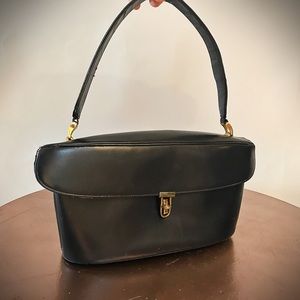 Vintage Navy Handbag